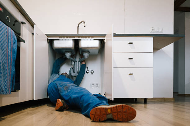 Professional Drain Cleaning technician working in Saint Charles, IL